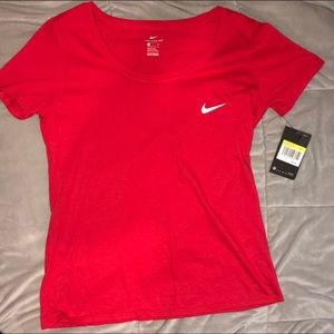 Red NIKE shirt